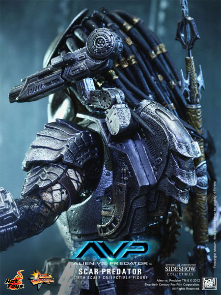Predator Scar Predator Sixth Scale Figure - Prototype Shown View 6