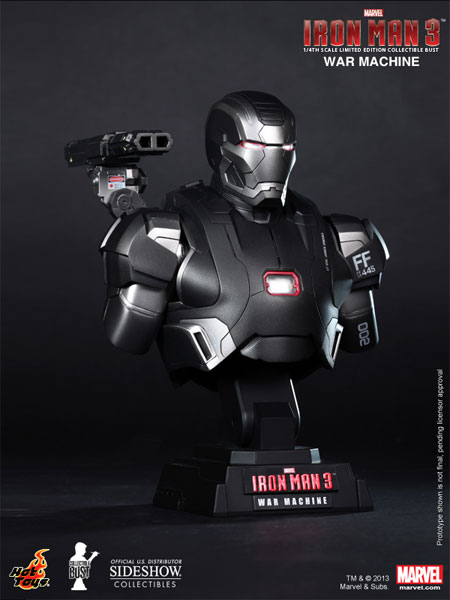 Marvel War Machine Collectible Bust  View 3