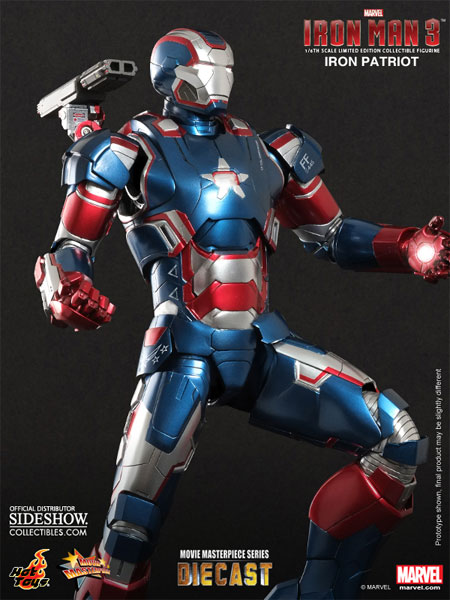 Marvel Iron Patriot Sixth Scale Figure  View 6
