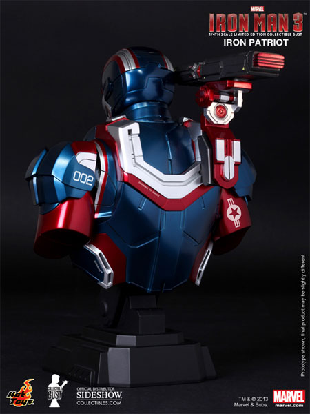 Marvel Iron Patriot Collectible Bust  View 2