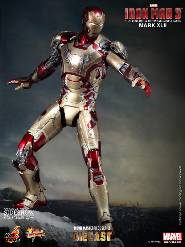 Marvel Iron Man Mark XLII (42) Sixth Scale Figure  View 4