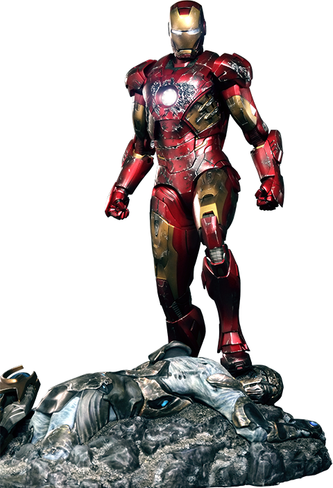 Marvel Iron Man Battle Damaged Mark VII Sixth Scale Figure  View 6