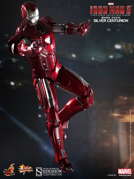Marvel Iron Man - Silver Centurion - Mark 33 Sixth Scale Figure  Collector Edition  View 3
