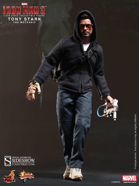 Marvel Tony Stark (The Mechanic) Sixth Scale Figure  View 3
