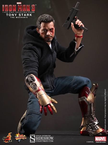 Marvel Tony Stark (The Mechanic) Sixth Scale Figure  View 5