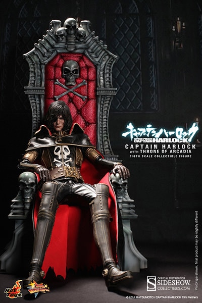 Captain Harlock Captain Harlock with Throne of Arcadia Sixth Scale Figure  View 1