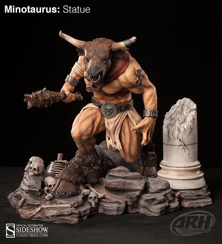 Minotaurus Statues  View 2