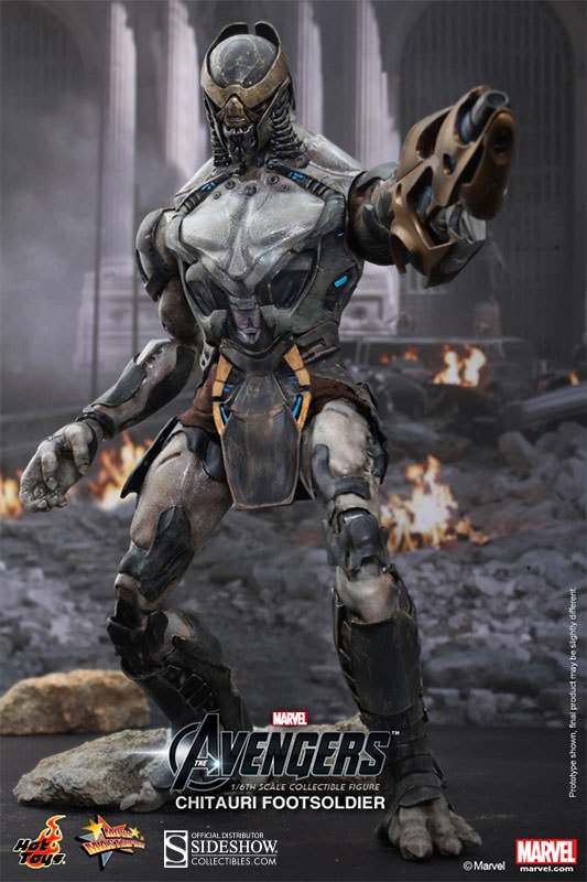 Marvel Chitauri Footsoldier Sixth Scale Figure  View 3