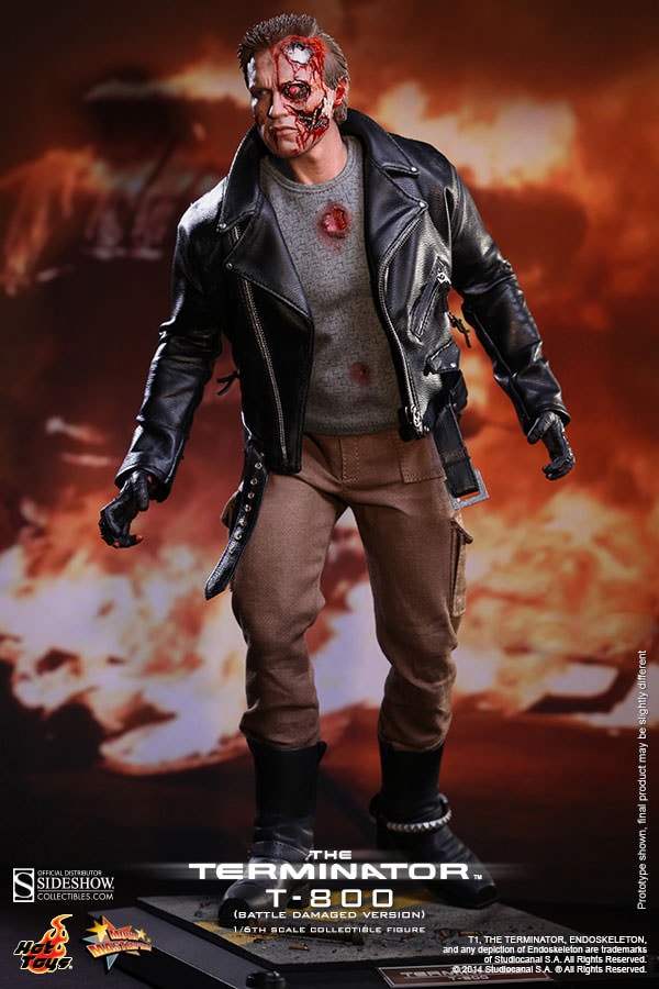 T-800 Battle Damaged Version by Hot Toys | Sideshow Collectibles
