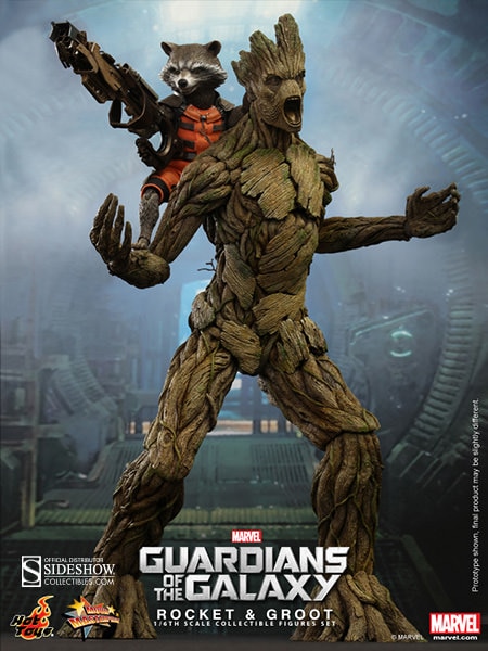 Marvel Rocket and Groot Sixth Scale Figure  Exclusive Edition  View 1