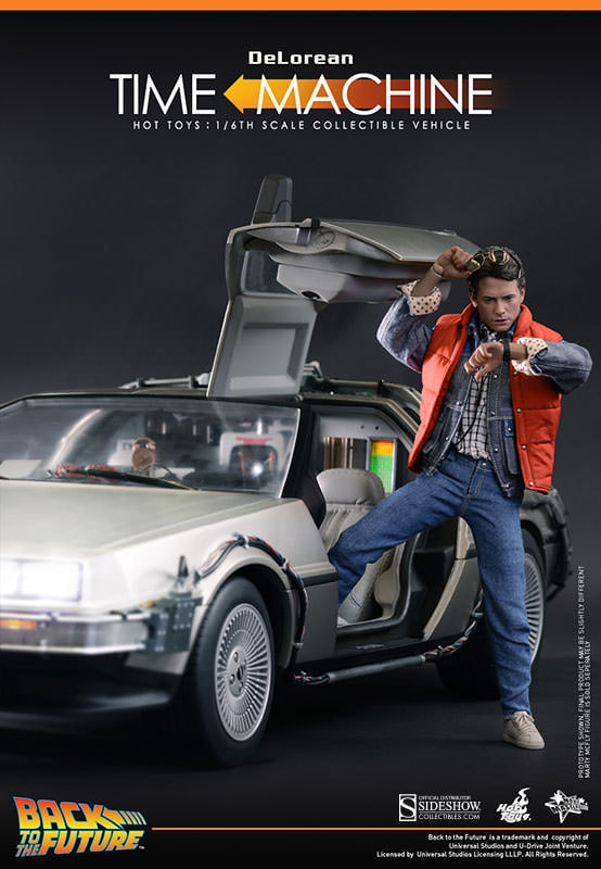 Back to the Future DeLorean Sixth Scale Figure Accessory  View 4