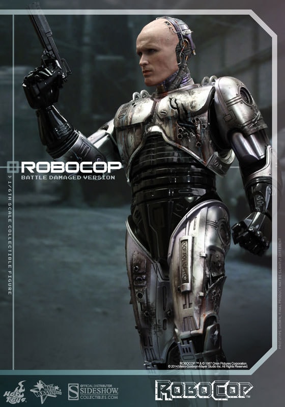 RoboCop Robocop Battle Damaged Version & Alex Murphy Sixth Scale Figure  View 3