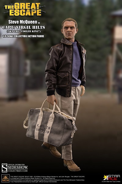 The Great Escape Steve McQueen (Capt. Virgil Hilts) Sixth Scale Figure - Prototype Shown View 1