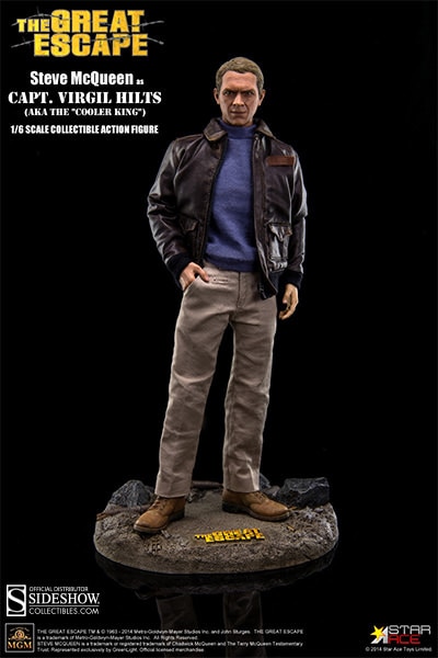 The Great Escape Steve McQueen (Capt. Virgil Hilts) Sixth Scale Figure - Prototype Shown View 6