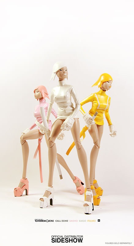 Ashley Wood Tomorrow Queens Call Echo - SAIGO White Version Sixth Scale Figure - Prototype Shown View 3