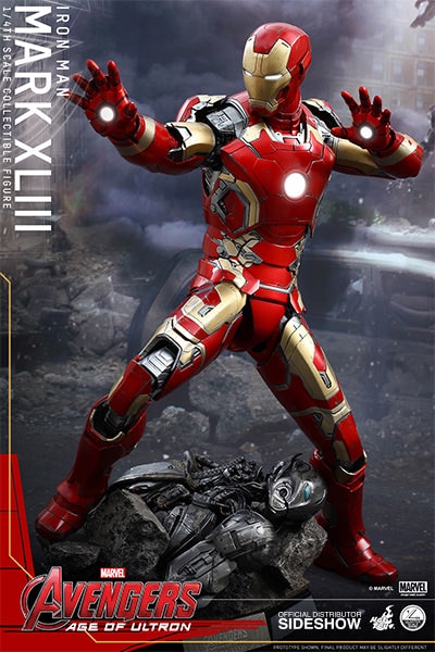 Marvel Iron Man Mark XLIII Quarter Scale Figure - Prototype Shown View 2
