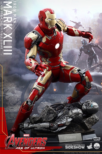 Marvel Iron Man Mark XLIII Quarter Scale Figure - Prototype Shown View 3