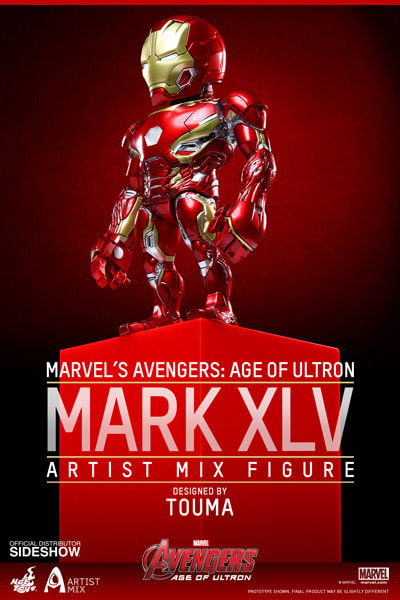 Marvel Iron Man Mark XLV Collectible Figure - Prototype Shown View 1