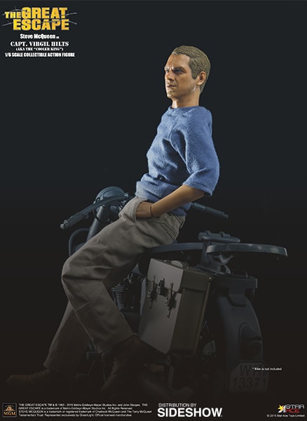 The Great Escape Steve McQueen Capt Virgil Hilts Deluxe Version Sixth Scale Figure - Prototype Shown View 6