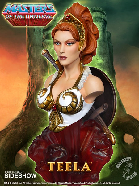 Masters of the Universe Teela Quarter Scale Collectible Bust - Prototype Shown View 2
