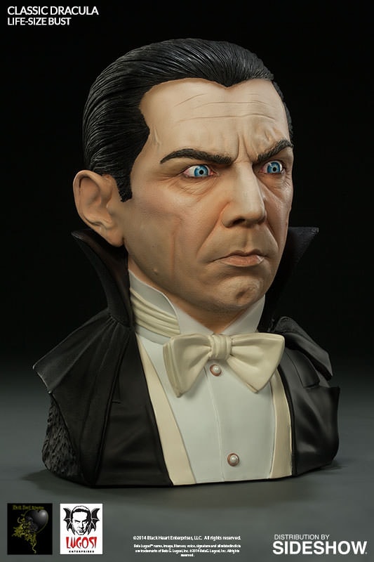 Dracula Classic Dracula Life-Size Bust - Prototype Shown View 3