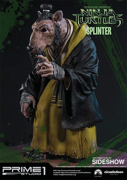 Teenage Mutant Ninja Turtles Splinter Polystone Statue - Prototype Shown View 1