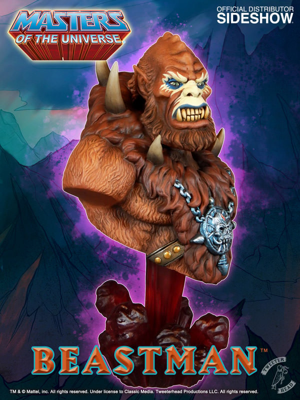 Masters of the Universe Beastman Collectible Bust - Prototype Shown View 3