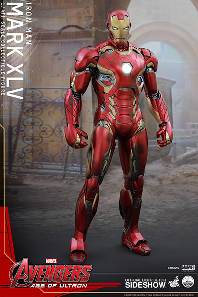 Marvel Iron Man Mark XLV Quarter Scale Figure  Collector Edition - Prototype Shown View 2