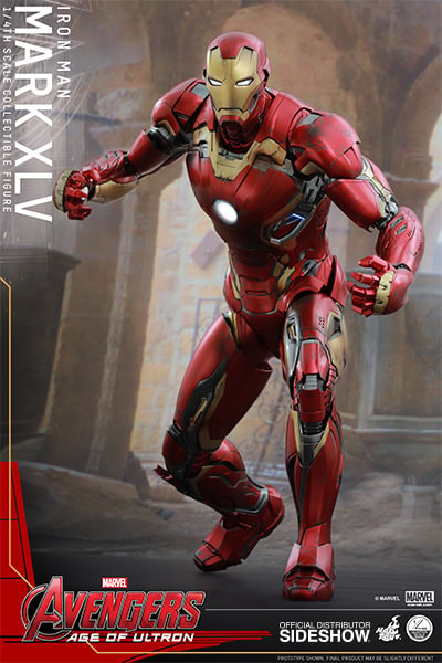Marvel Iron Man Mark XLV Quarter Scale Figure  Collector Edition - Prototype Shown View 3