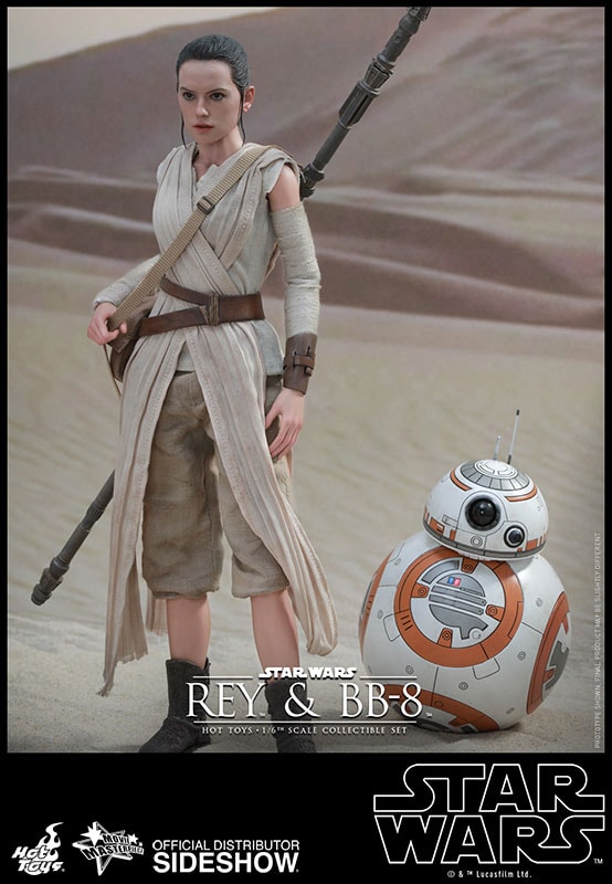 Star Wars Rey and BB-8 Sixth Scale Figure - Prototype Shown View 2