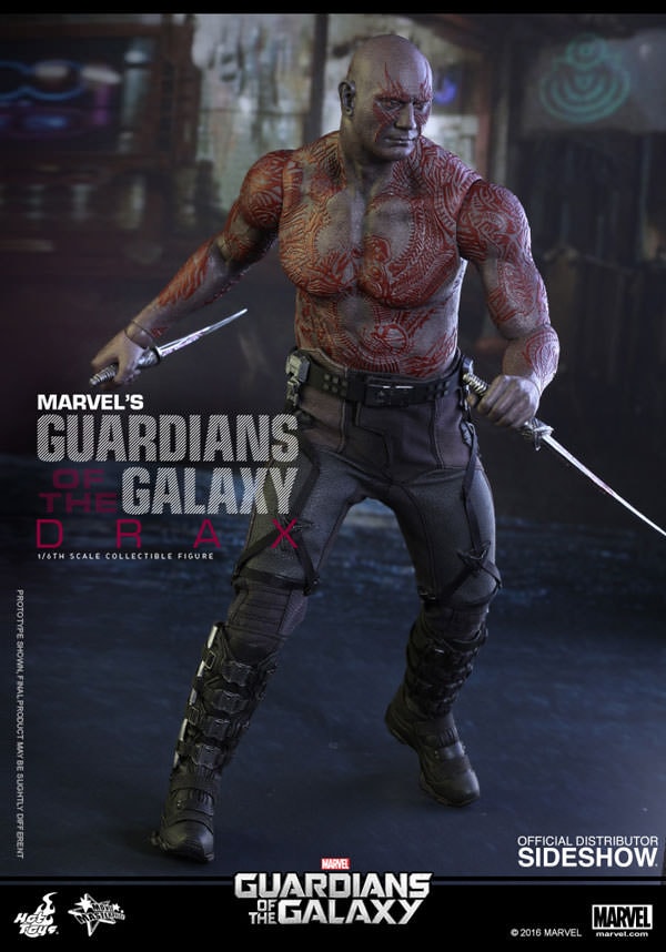 Marvel Drax the Destroyer Sixth Scale Figure - Prototype Shown View 6