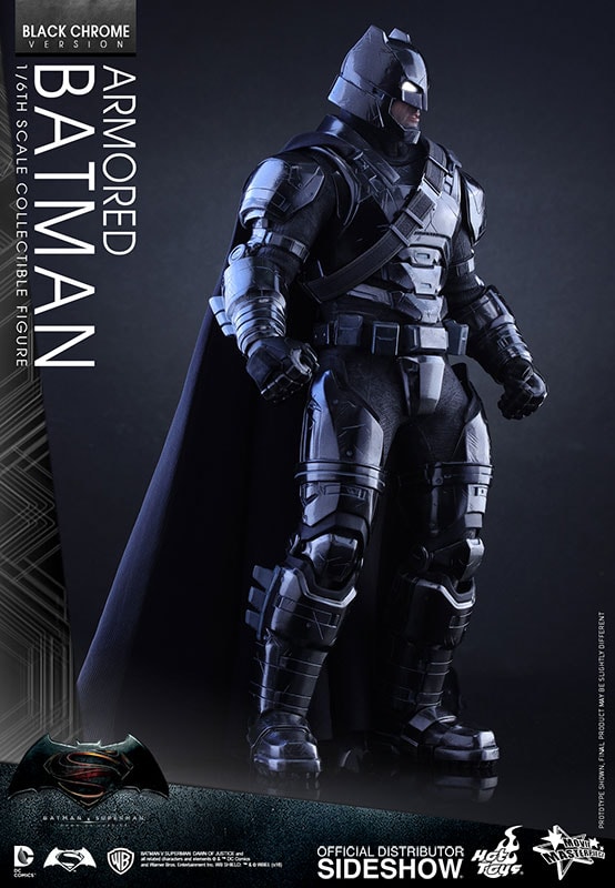 DC Comics Armored Batman Black Chrome Version Sixth Scale Figure  Exclusive Edition - Prototype Shown View 2