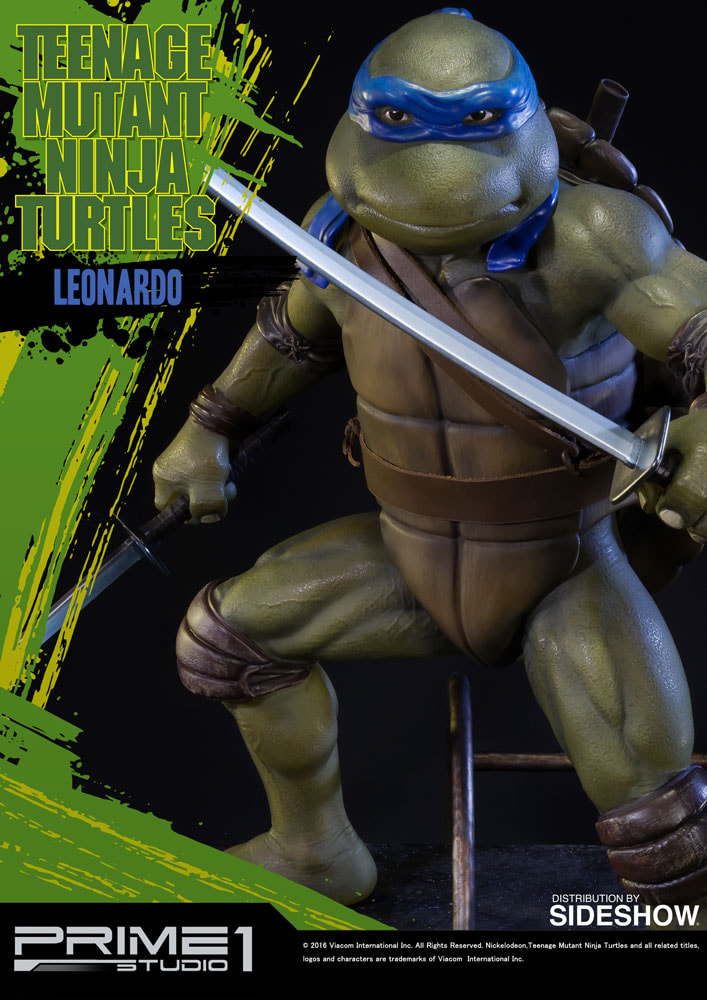 Teenage Mutant Ninja Turtles Leonardo Polystone Statue - Prototype Shown View 1