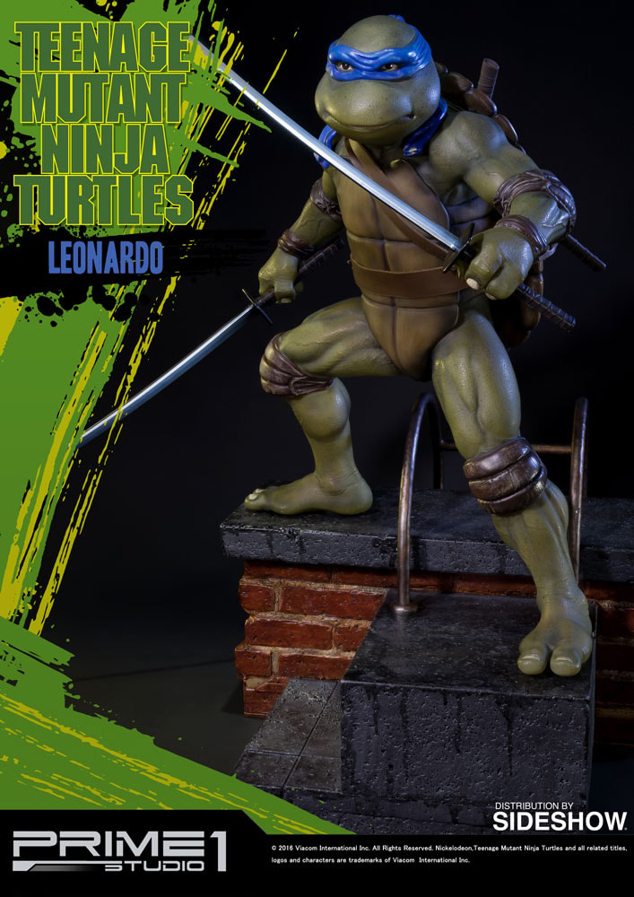 Teenage Mutant Ninja Turtles Leonardo Polystone Statue - Prototype Shown View 2
