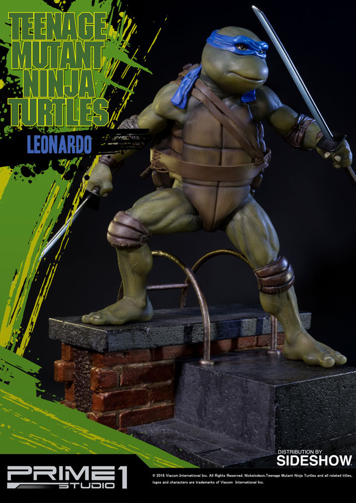 Teenage Mutant Ninja Turtles Leonardo Polystone Statue - Prototype Shown View 3