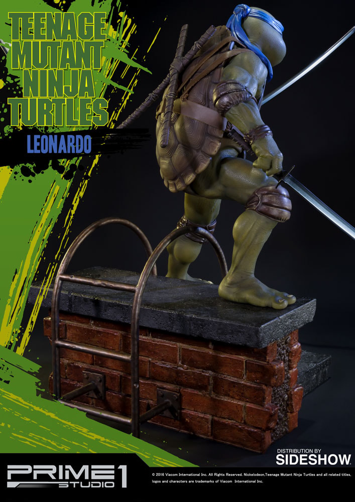 Teenage Mutant Ninja Turtles Leonardo Polystone Statue - Prototype Shown View 6