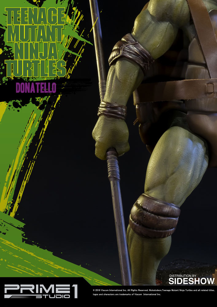 Teenage Mutant Ninja Turtles Donatello Polystone Statue - Prototype Shown View 6