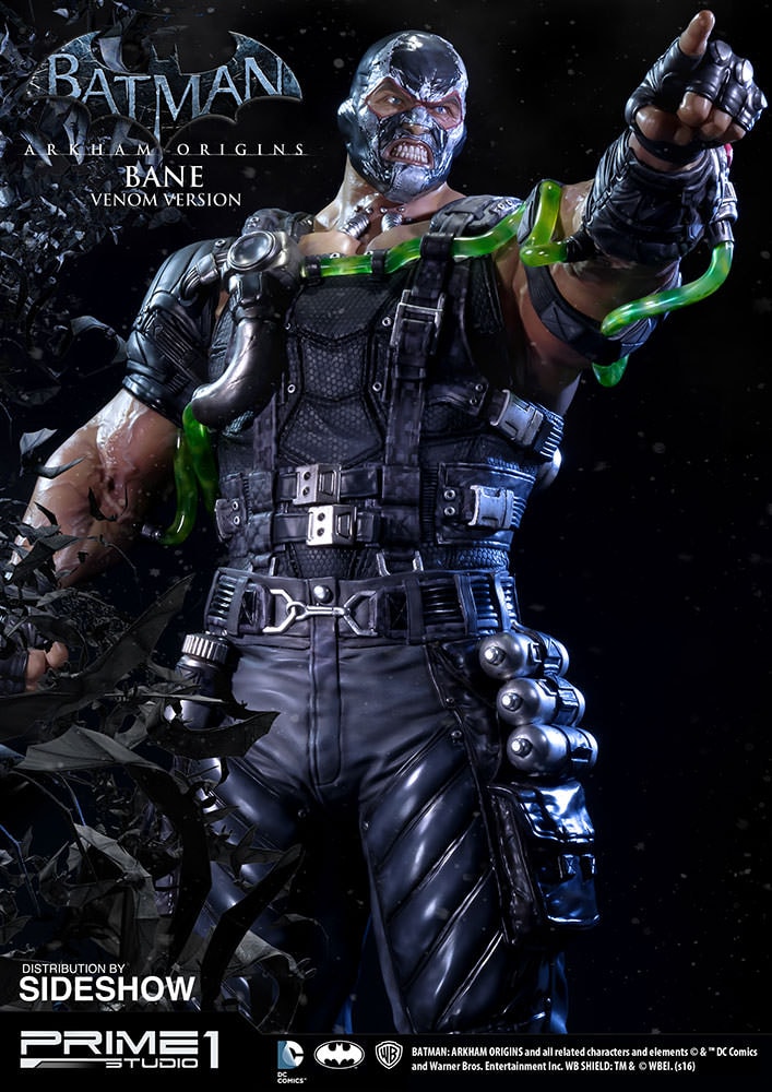 DC Comics Bane Venom Version Polystone Statue - Prototype Shown View 2