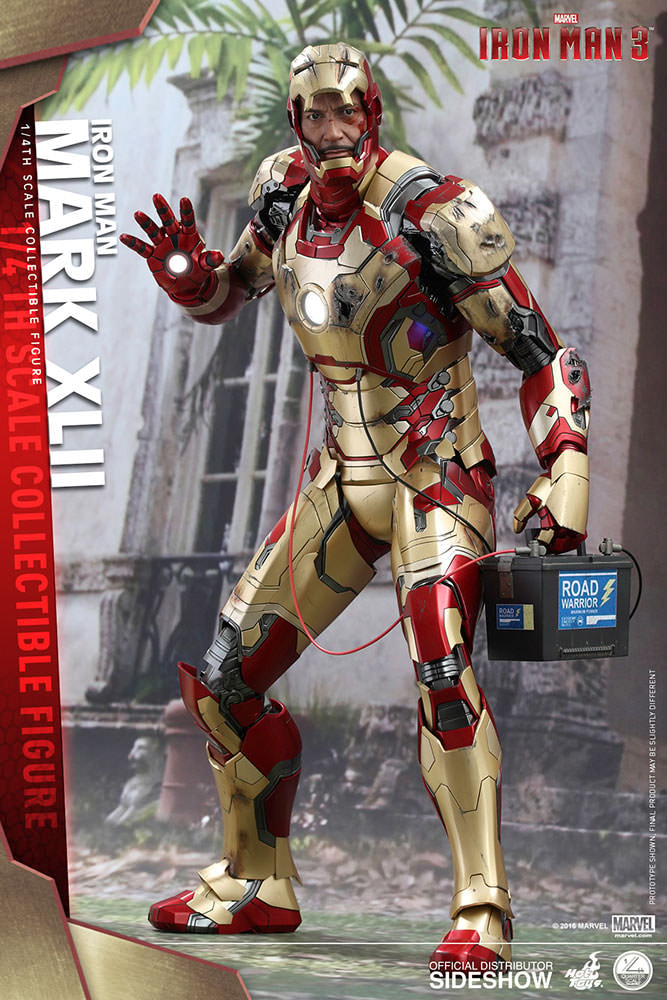 Marvel Iron Man Mark XLII Quarter Scale Figure - Prototype Shown View 2
