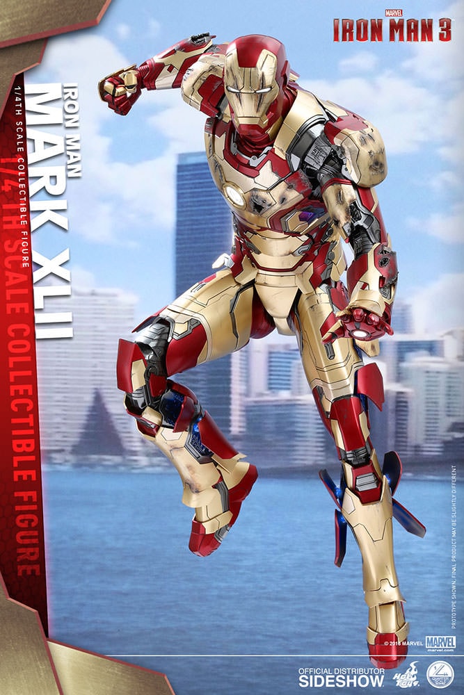 Marvel Iron Man Mark XLII Quarter Scale Figure - Prototype Shown View 4