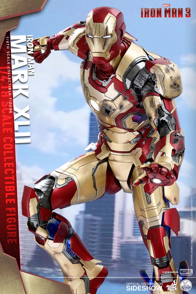 Marvel Iron Man Mark XLII Quarter Scale Figure - Prototype Shown View 6