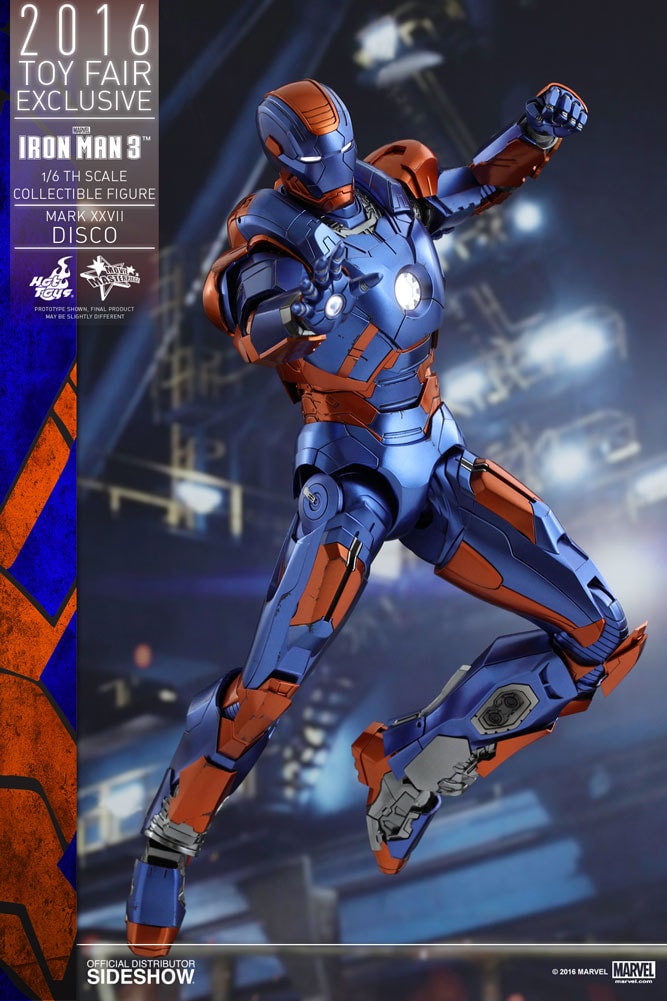 Marvel Iron Man Mark XXVII - Disco Sixth Scale Figure - Prototype Shown View 2