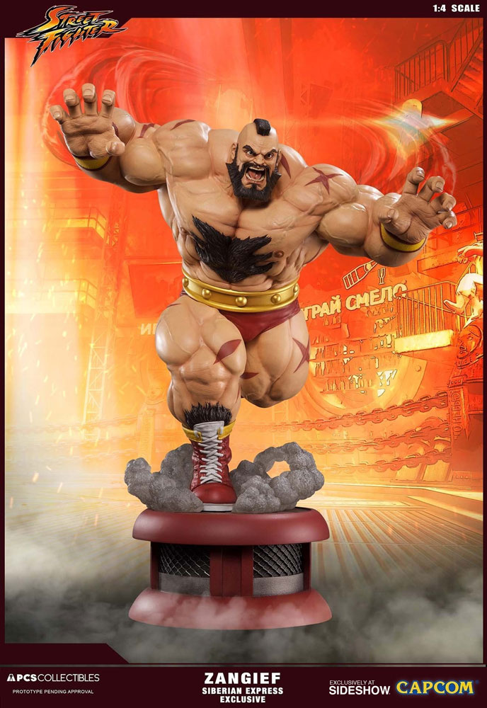 Street Fighter Zangief Siberian Express Statue by Pop Cultur
