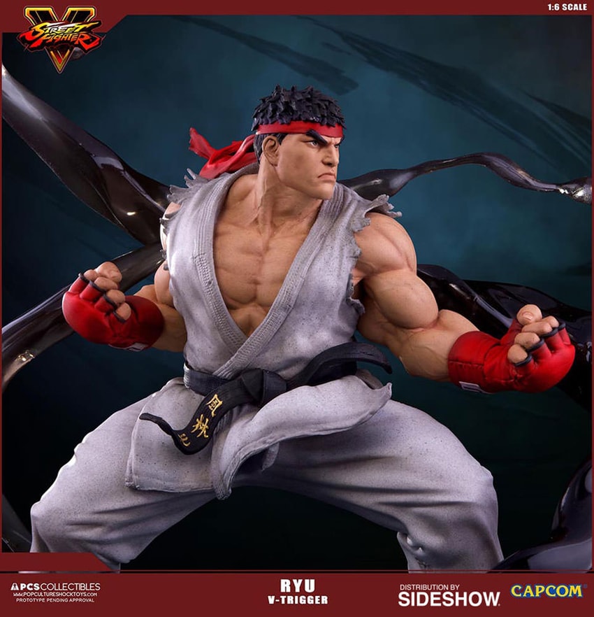 欲しいの Street Fighter Ryu V-Trigger Statue by Pop Culture Shock ゲームキャラクター