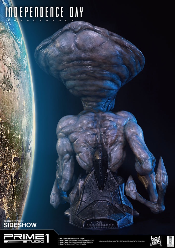 Independence Day: Resurgence Alien Life-Size Bust - Prototype Shown View 5