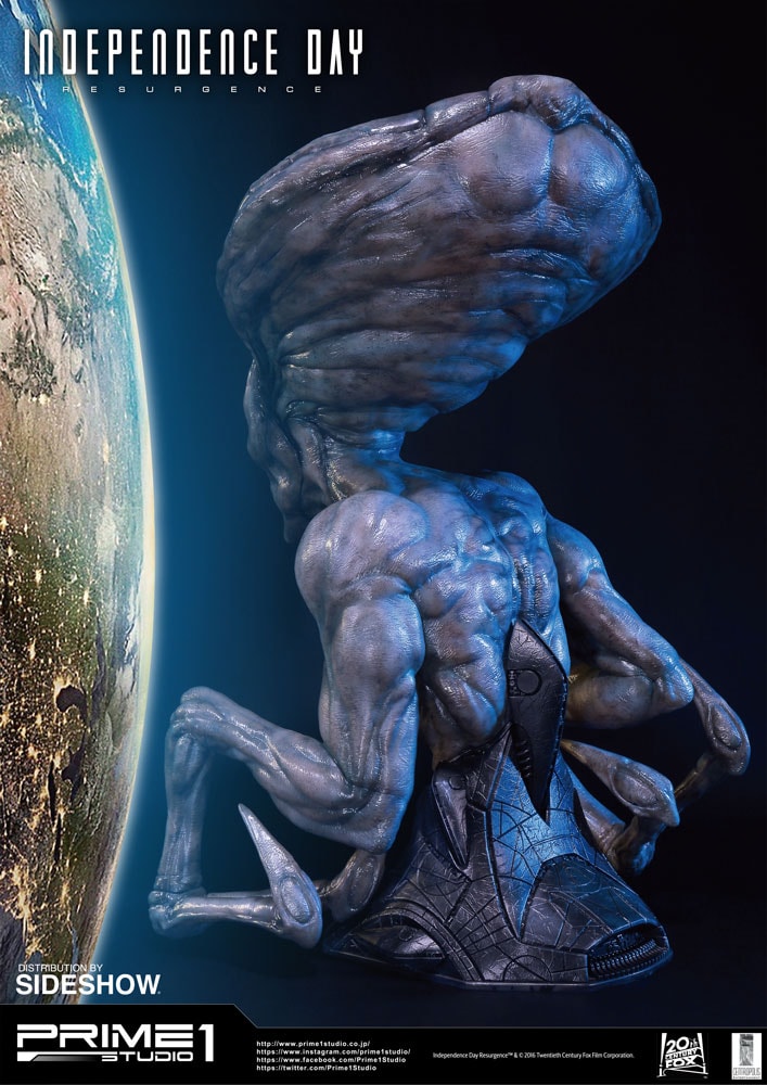 Independence Day: Resurgence Alien Life-Size Bust - Prototype Shown View 6