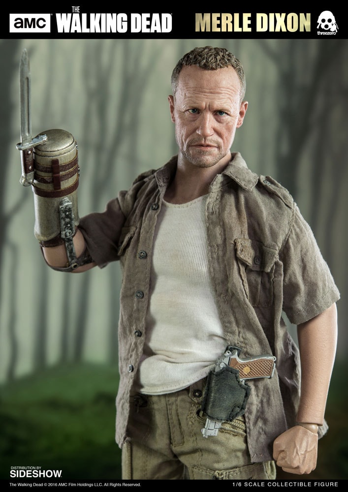 The Walking Dead Merle Dixon Sixth Scale Figure - Prototype Shown View 5