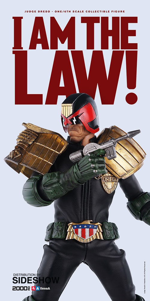 2000 AD Judge Dredd Sixth Scale Figure - Prototype Shown View 2