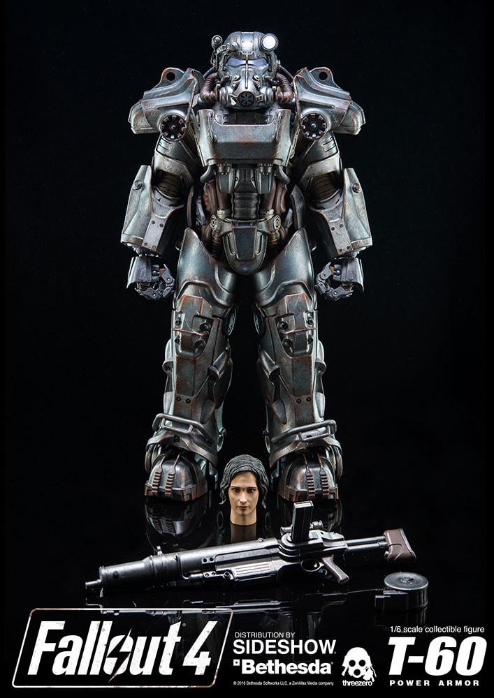 Fallout 4 T-60 Power Armor Sixth Scale Figure - Prototype Shown View 1