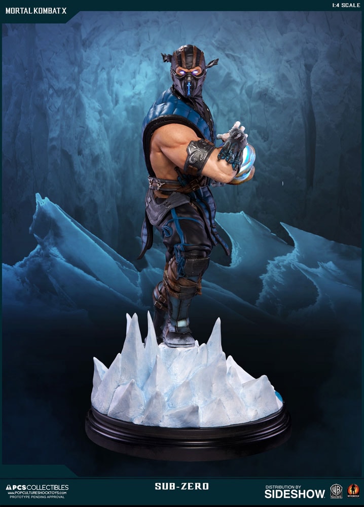 Mortal Kombat Sub-Zero Statues - Prototype Shown View 1